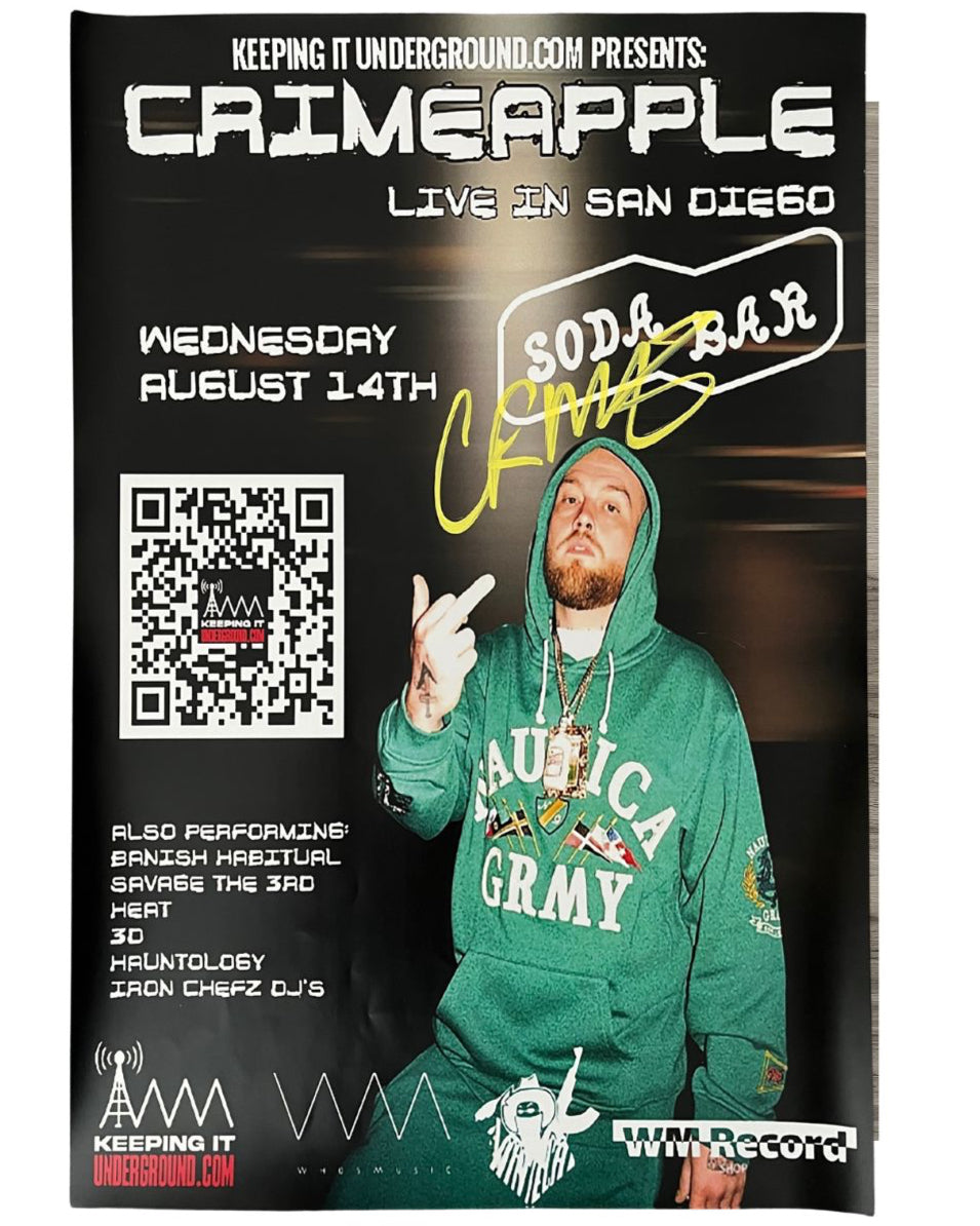 Crimeapple Concert Poster (Signed)