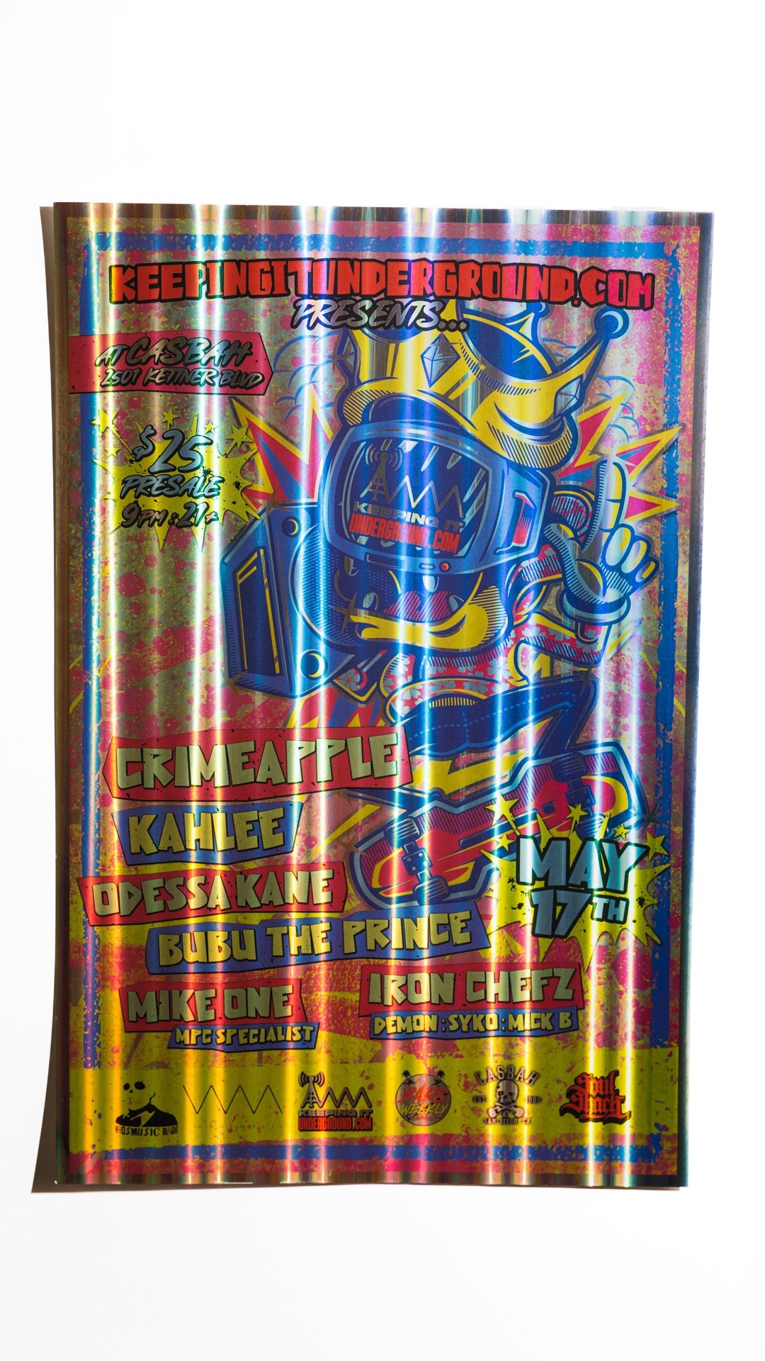 Crimeapple Concert Poster