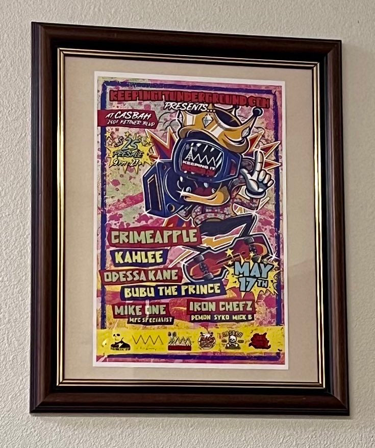 Crimeapple Concert Poster