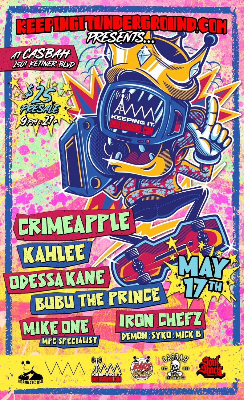 Crimeapple Concert Poster