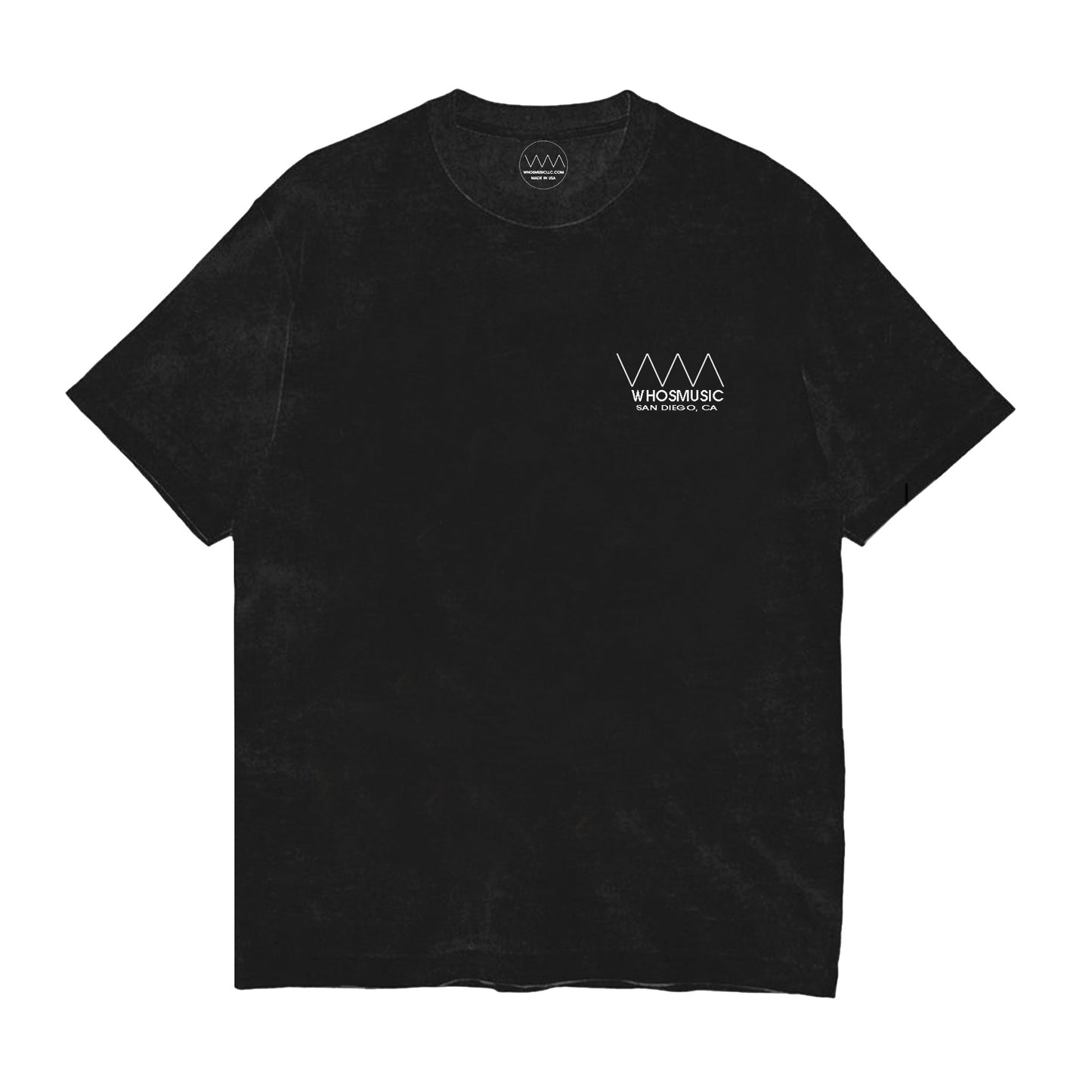 WHOSMUSIC San Diego Pocket Logo (T-Shirt)