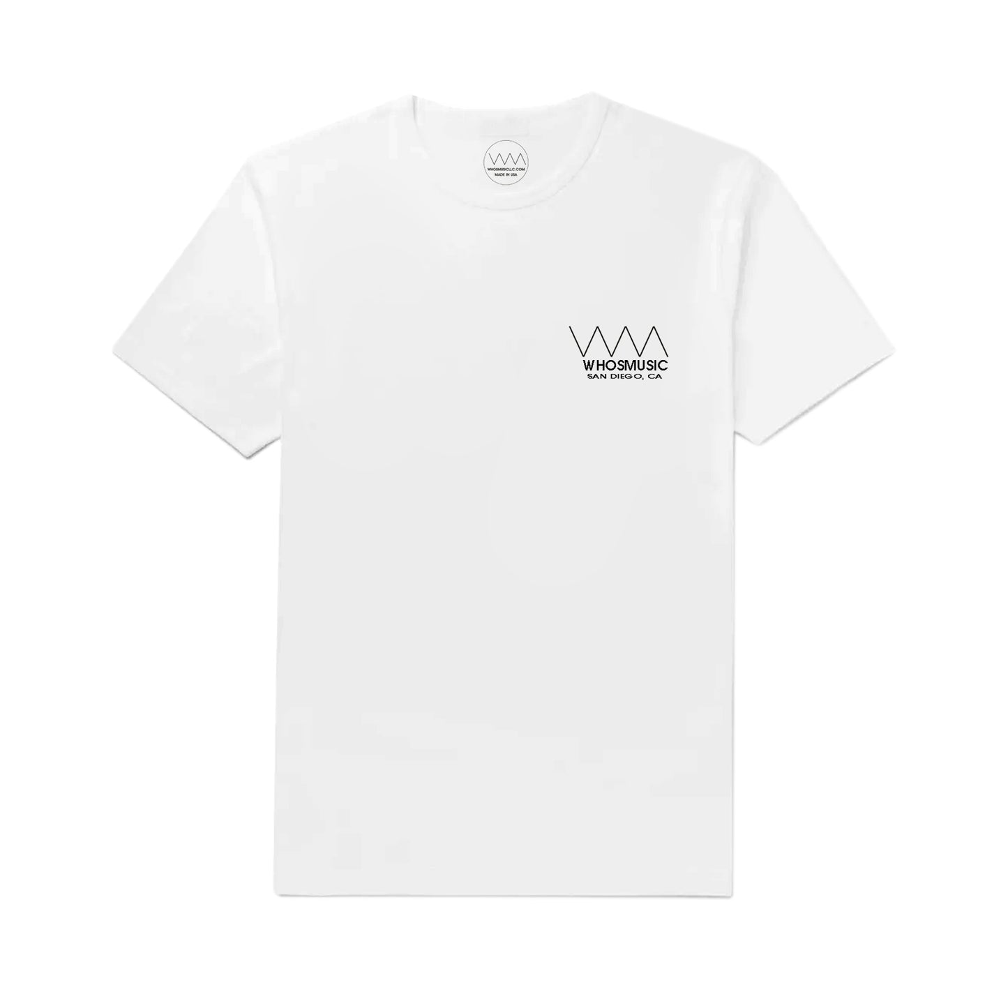 WHOSMUSIC San Diego Pocket Logo (T-Shirt)