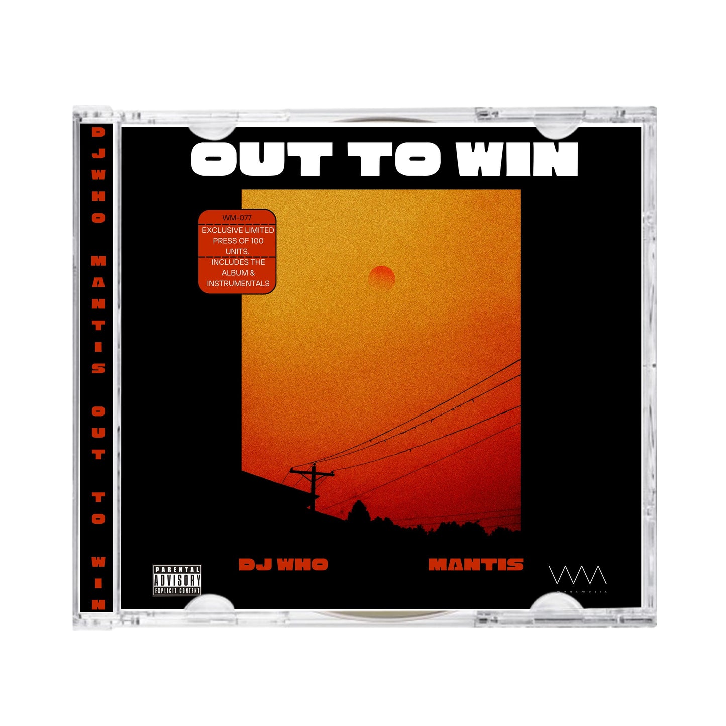 Out To Win - DJ Who & Mantis (CD + Cassette + Digital Album)